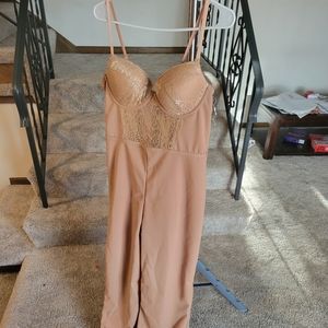 Gold sexy jump suit